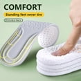 thumbnail image 2 of Plantillas deportivas ortopédicas de espuma viscoelástica para zapatos: absorbentes de golpes, transpirables, desodorizantes, almohadilla suave de EVA, 2 of 3