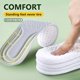 thumbnail image 2 of Plantillas deportivas ortopédicas de espuma viscoelástica para zapatos: absorbentes de golpes, transpirables, desodorizantes, almohadilla suave de EVA, 2 of 4