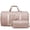Pink, variant on Garment Bag Carry On Convertible Travel Duffel Bag with Shoe Pouch Weekender Bag for Women Men 2 in 1 Hanging Suit Bag with Shoulder Strap Business Travel Bag