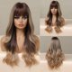 thumbnail image 1 of EASIHAIR-Peluca de cabello sintético para mujer, cabellera artificial largo con degradado Rubio, parte media, alta densidad, resistente al calor, para Cosplay, 1 of 4