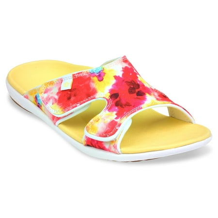 Bouquet English Sandals Spenco Women's Slide Yellow N0m8nw OPkiXZu