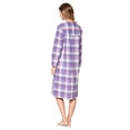 thumbnail image 3 of Casual Nights Women's Flannel Floral Long Sleeve Nightgown, 3 of 5