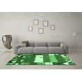 thumbnail image 3 of Ahgly Company Indoor Rectangle Abstract Emerald Green Contemporary Area Rugs, 6' x 9', 3 of 4
