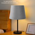 thumbnail image 4 of Velvet Fabric Lampshade Conical Shade, Ideal Replacement for Table Floor Lamps, 4 of 7
