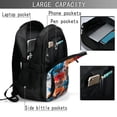 thumbnail image 4 of Balery 3D Butterfly Mochila con carga USB para hombre y mujer - Mochila impermeable y antirrobo para laptop con puerto USB para viajes, trabajo, 4 of 7