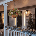 thumbnail image 3 of Artificial Christmas Hanging Basket,Decorated,Berry Clusters, Christmas-Collection Decor B, 3 of 5