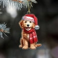 thumbnail image 4 of Labradoodle Shaped Christmas Ornament 2025, Personalized Year & Name Dog Owner Xmas Ornament Gift for Birthday Thanksgiving, Custom Labradoodle Dog Lover Keepsake Ornaments for Son Daughter Grandkids, 4 of 5