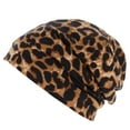 thumbnail image 4 of HEMOTON Satin Lined Hats Sleeping Silk Hair Bonnet Miss Women's Leopard, 4 of 8
