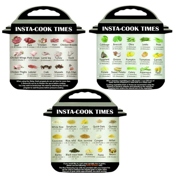 Pot Sheet Cheat Cooking Cooking Schedule 3Pcs For Instant Food Kitchen,Dining & Bar