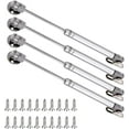thumbnail image 1 of Hydraulic Furniture Gas Struts, Gas Spring Pneumatic Arm With Soft Opening Hinges Set Of 4(150n), 1 of 5