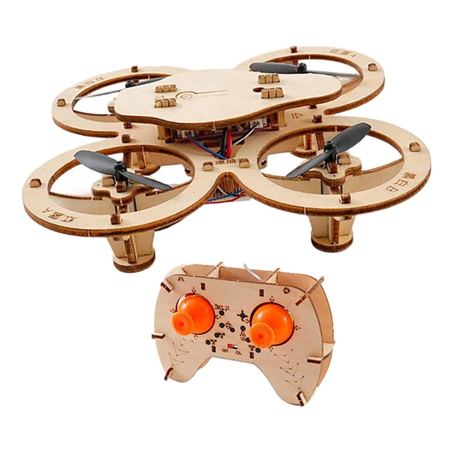 Kit RC Avión Montaje Manual Avión de Madera Experimentación Ciencia Ensamblaje Creatividad Puzzle 3D Adecuado para Adolescentes Niños Aprendizaje Interactivo Regalo Cumpleaños