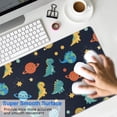 thumbnail image 4 of Long Mouse Pads for Desk,Dark Blue Dinosaurs Space Pattern Desk Mats on Top Of Desks, Desk Mouse Pad Extra Large with 3mm Non-Slip Base and Stitched Edge for Gaming,Office,Work,Home 31.5"x15.7", 4 of 6