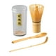 thumbnail image 1 of batidor de matcha,Juego de té japonés Matcha Cucharadas de batidor Matcha,Juego de inicio de Matcha tradicional Chasen Chashaku,Kit de ceremonia Matcha hecho a mano para el té, 1 of 9