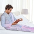 thumbnail image 6 of Honeii Rainbow Pattern Mens Pajamas Set,2pcs Men's Lounge Long Sleeve Sleep Shirt and Pajama Bottoms Sleepwear Set,Mens Pjs Sets-X-Large, 6 of 7