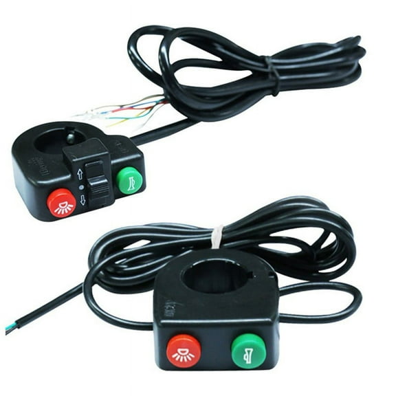 1X E-Bike Electric Bicycle Scooter Horn Button Switch Turn Headlight 2In1/ 3In1 2 In 1