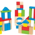 thumbnail image 5 of Hape Maple Wood Kids Building & Stacking Blocks, 50 Pieces, 5 of 5