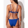 thumbnail image 2 of Traje de baño entero DOBREVA con tirantes y espalda descubierta azul XL, 2 of 6