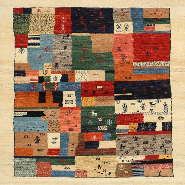 Ahgly Company Machine Washable Indoor Square Contemporary Dark Sienna Brown Area Rugs, 10' Square