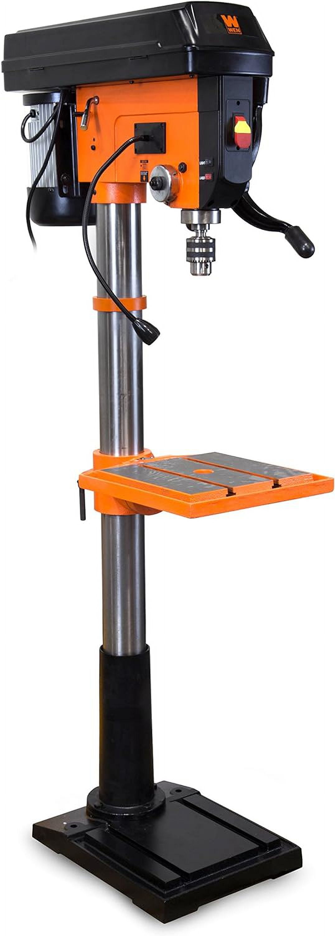 WEN Products 17-Inch 120 Volts 13 Amps 0 HP Single Phase 150-3150 RPM JT3 Chuck Floor Standing Drill Presses