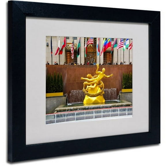 Trademark Fine Art "Prometheus" Matted Framed Art by CATeyes
