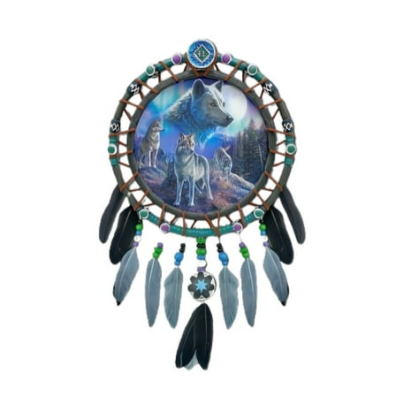 The Bradford Exchange Aurora Borealis Wall Decor Collection: Radiant Protectors Illuminated Dreamcatchers Issue #6 by James Meger 12.5-inches