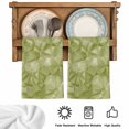 thumbnail image 5 of Sage Green Geometric Kitchen Towels Set of 1, Modern Stereotypic Abstract Art Absorbent Dish Towels for Kitchen, Microfiber Hand Towel, Quick Drying Tea Towel for Cleaning Decorative Dishcloths, 5 of 7
