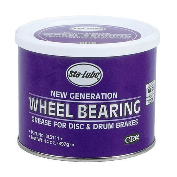 CRC 14 oz Wheel Bearing Grease Amber for Disc and Drum Bearings New Generation