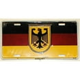 thumbnail image 1 of Drapeau d'Allemagne avec Plaque d'Immatriculation Aigle, 1 of 2