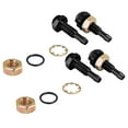 thumbnail image 4 of DEEPCRAFF 2Set Black Windshield Wiper Spray Nozzle for Car Front Replacement Alloy Durable Design, 4 of 7
