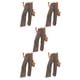 thumbnail image 1 of Pantalones Sonducket Mujer verano primavera bolsillos color sólido largo suelto Casual pierna ancha cintura alta Café S, 1 of 6