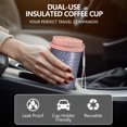 thumbnail image 5 of Leopard Print 18oz Double Drinking Coffee Mug – Vacuum Insulated Stainless Steel Travel Cup with Leakproof Lid, 316 Steel Thermos Tumbler for Hot & Cold Beverages, 5 of 6