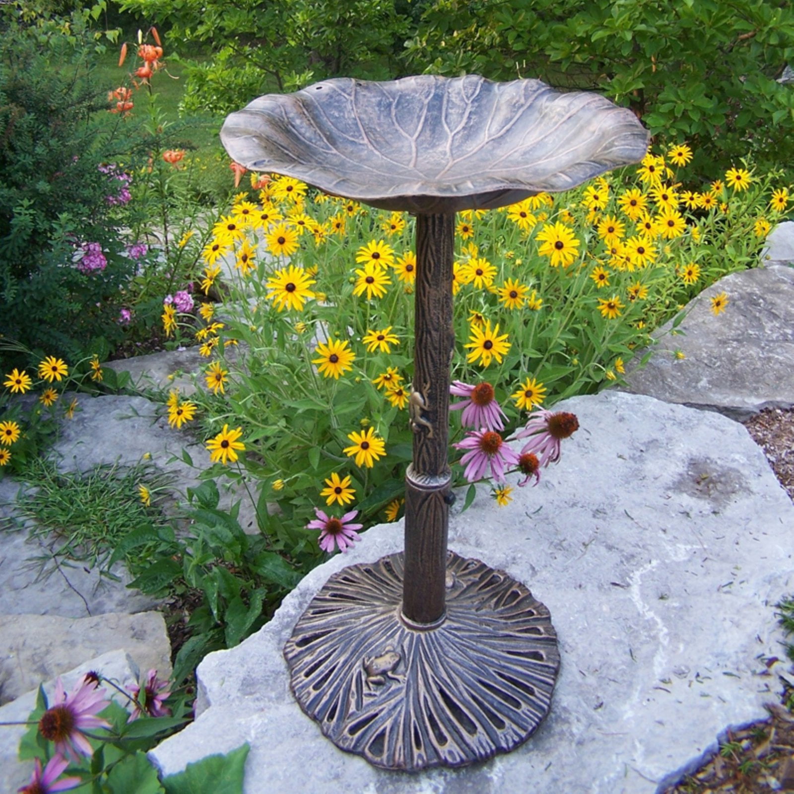 Oakland Living Lily Birdbath by Oakland Living