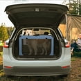 thumbnail image 3 of Petsfit 36 Inch Portable Large Dog Kennel, Adjustable Fabric Cover by Spiral Iron Pipe,Soft Collapsible Dog Crate Blue, 3 of 11
