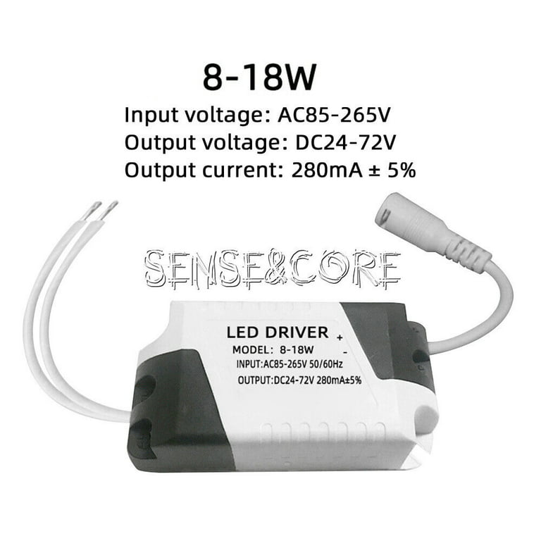 LED Panel Driver Ceiling Light AC 85~265V Transformer Power Supply Adapter