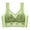 Green, variant on Ohufall Sport Bras for Women Plus Size Sexy Solid Lace Wire-Free Daily Bra Comfy Breathable Gathering Push Up Underwear Bra on Clearance