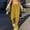 Yellow, variant on Corduroy Cargo Pants for Women, High Waisted Wide Leg Casual Pants Solid Color Trousers with Pockets Streetwear Ladies Pants with Pockets White S