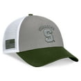 thumbnail image 3 of Men's Top of the World Gray/Green Syracuse Orange OHT Military Appreciation Badge Trucker Adjustable Hat, 3 of 4