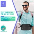 thumbnail image 4 of CZCPP-Ceinture de Voyage – Blocage RFID Porte-Passeport Caché Portefeuille de Voyage (Noir), 4 of 4