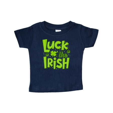 

Inktastic St. Patrick s Day Luck O the Irish Shamrock Replacing O Gift Baby Boy or Baby Girl T-Shirt