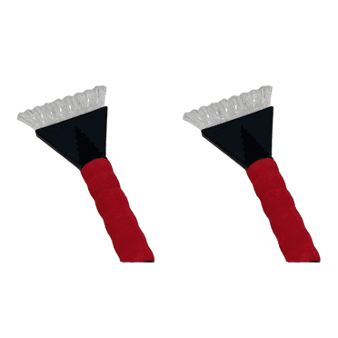 ACDANC Ice Scraper,Arc-Designed Snow Brush,Thick Plastic Snow Shovel,Universal PP Ice Scraper