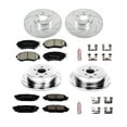 thumbnail image 3 of PowerStop Front and Rear Z23 Evolution Sport Carbon-Fiber Ceramic Brake Pad and Drilled & Slotted Rotor Kit Fits: SUBARU Select Models K6083, 3 of 10