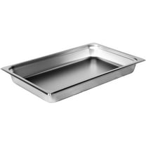 Winco Full Size Silver Anti-Jamming Steam Table Pan 20.9" x 12.8" x 2.5"