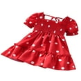 thumbnail image 3 of Petites Filles Robes Décontractées à Manches Courtes Robe Élégante Princesse 0-5 Ans, 3 of 6