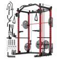 thumbnail image 2 of GloryStar Multi-Functional Power Cage with Cable Crossover, 1600lb Capacity Home Gym Squat Rack, 2 of 10