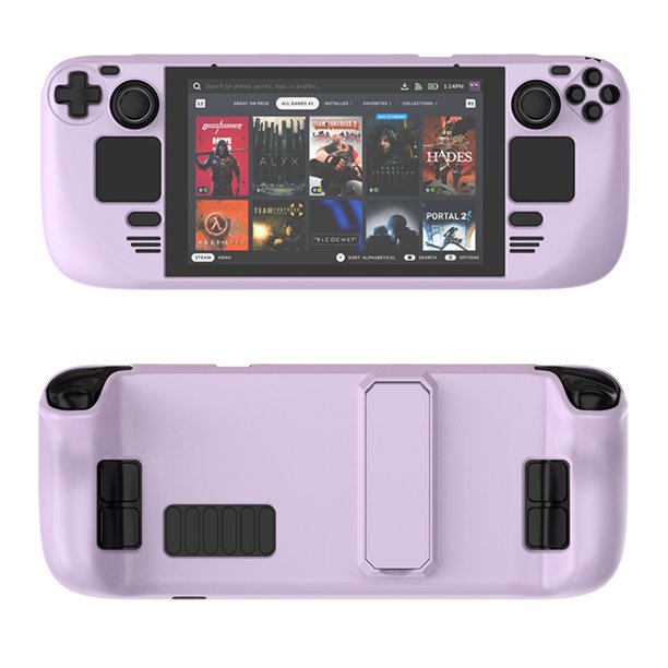 Estuche protector Cubierta de protección duradera con soporte para consola de juegos Steam Deck Hugtrwg Para estrenar