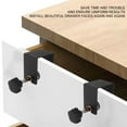 thumbnail image 3 of Drawer Front Installation Clamps, Steel and Plastic Cabinet Installation Clamps Tools Electrostatic Spraying Black  for Kitchen, 3 of 7