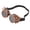Red Bronze, variant on Industrial Steampunk Vintage Spiked Goggles, Double Layer Windproof Sunglasses Bright Silver