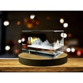 thumbnail image 2 of Sydney Opera House 3D Engraved Crystal Collectible Souvenir, 2 of 7
