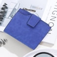 thumbnail image 5 of Laklulu Cartera pequeña de cuero con bolsillo con cremallera y bloqueo para mujer, monedero con ranuras para tarjetas de crédito, 5 of 5