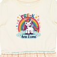 thumbnail image 4 of Inktastic Pre-k Here I Come Unicorn Girls Toddlers Kids Back to School Girls Toddler Dress, 4 of 5